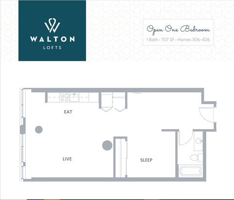 a floor plan of a bedroom apartment